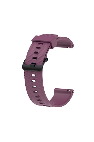 OEM Λουράκι σιλικόνης με σχέδιο υφής για Amazfit GTS 3 Μωβ