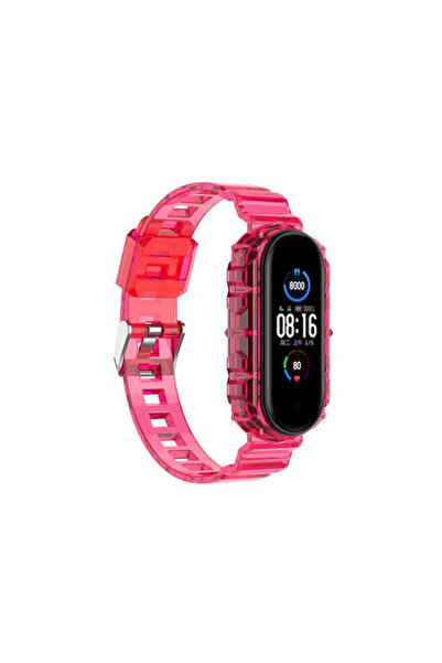 OEM Θήκη Λουράκι Σιλικόνης Διαφανές (Mi Smart Band 5/Mi Smart Band 6) 1234DQ8...