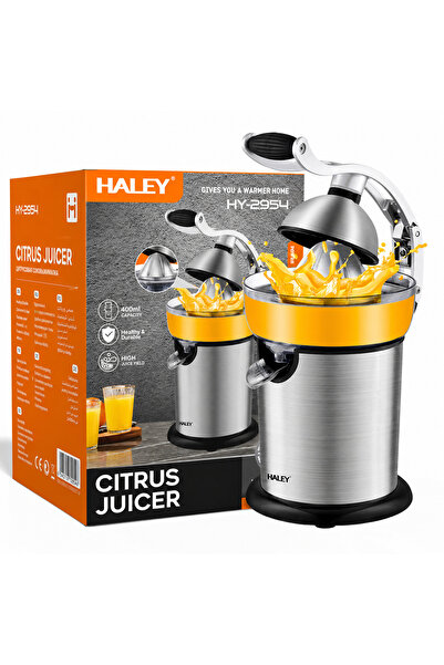 HALEY Storcător Electric Citrice HY-2954, 800W, Recipient 400 ml, Sistem cu P...
