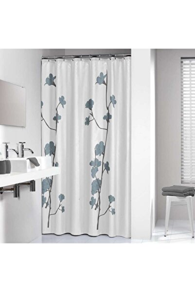 Sealskin Ορχιδέα 180x200 μπλε υφασμάτινη κουρτίνα μπάνιου 233031324