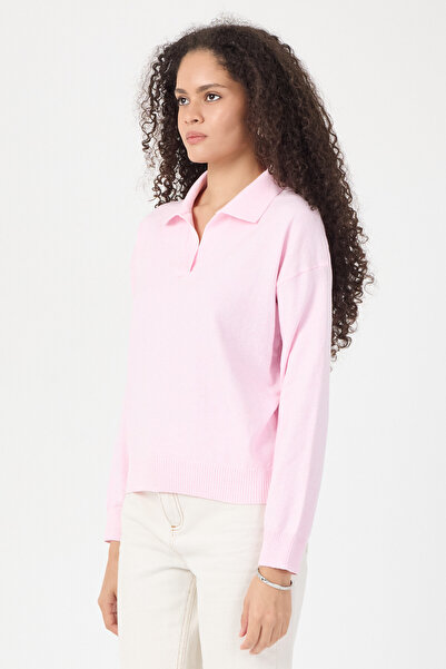 ENQUE Polo Neck Women's Knitwear Sweater