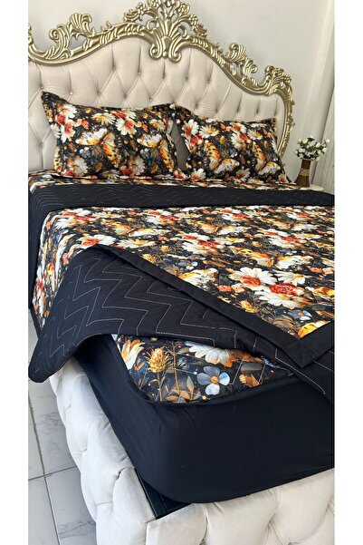 AHSEN TASARIM Quilted Bedding and Pique Set, Quilted Pique Set, Quilted Bedsp...