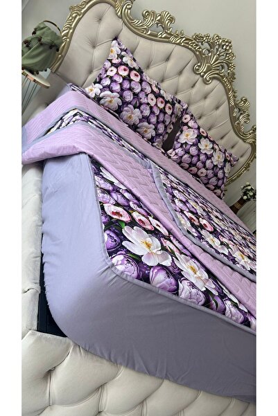 AHSEN TASARIM Quilted Bedding and Pique Set, Quilted Pique Set, Quilted Bedsp...