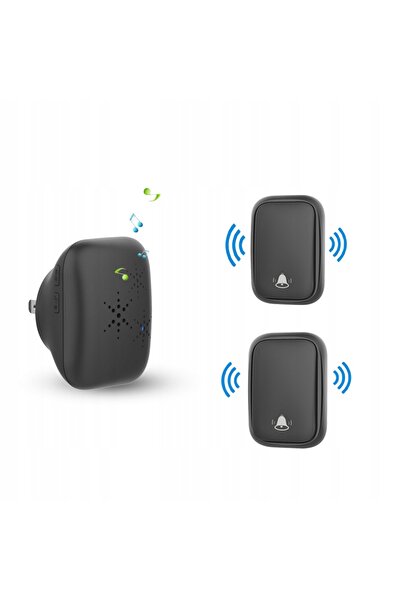Kraft&dele Sonerie Wireless cu 2 Butoane, Transmițătoare, Impermeabilă, de Ex...