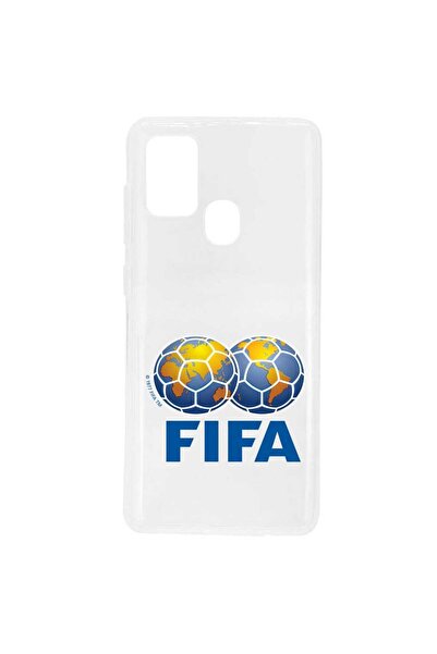 OEM Husa compatibila cu Samsung Galaxy A21s Silicon Transparenta Model Fifa