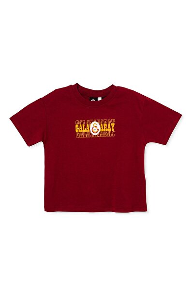 Galatasaray Unisex Lisans Tişört Bisiklet Yaka Kısa Kol