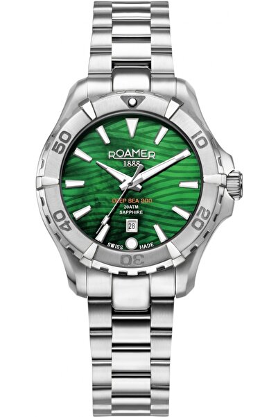 Roamer ceas de damă 860844 41 75 20 — verde, ceas sportiv de scufundări