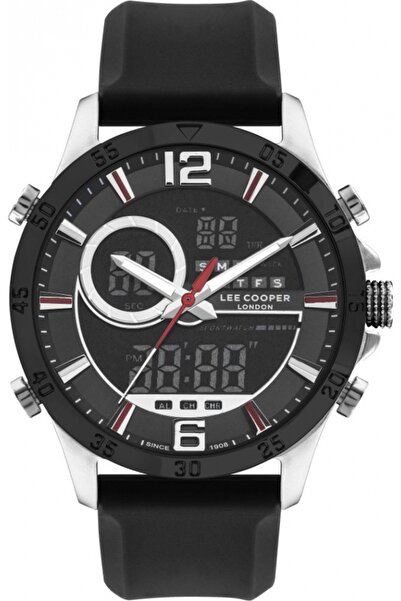 Lee Cooper Ceas bărbătesc LC07559.351, negru, fashion, pentru un cadou.