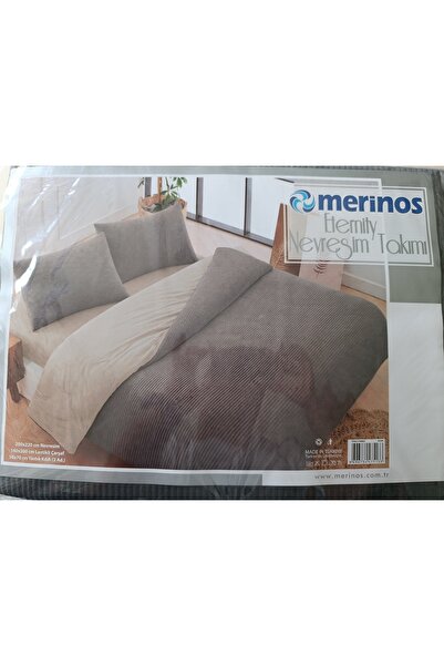 Merinos Çift Kişilij Fitilli Nevresim Takımı Yeni Model