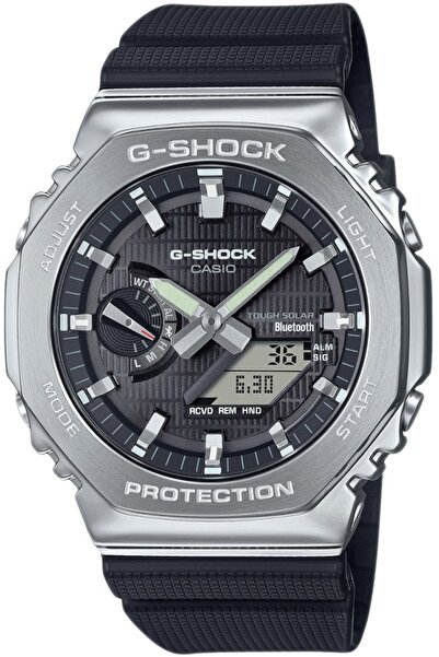 G-SHOCK Ceas sportiv negru, rezistent la șocuri, pentru bărbați, GBM-2100-1AER