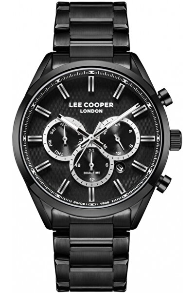 Lee Cooper Ceas de modă pentru bărbați LC08153.650 — negru.