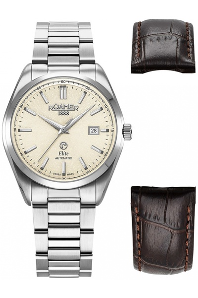 Roamer Set bărbați 970983 41 05 20 — Oțel inoxidabil clasic, Curea suplimentară