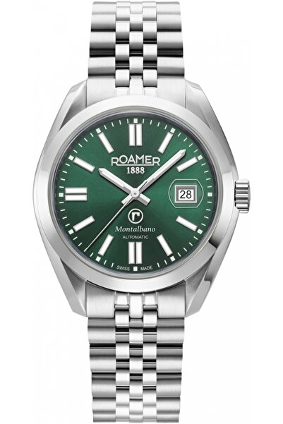 Roamer Ceas bărbătesc 996983 41 75 20 — verde clasic, potrivit pentru înot.