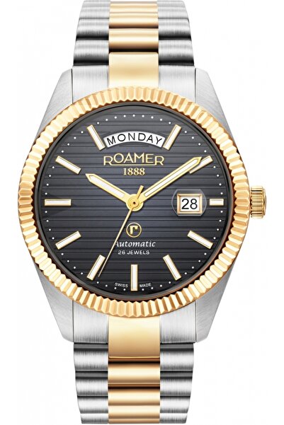 Roamer Ceas bărbătesc 981666 47 85 20 — auriu, clasic