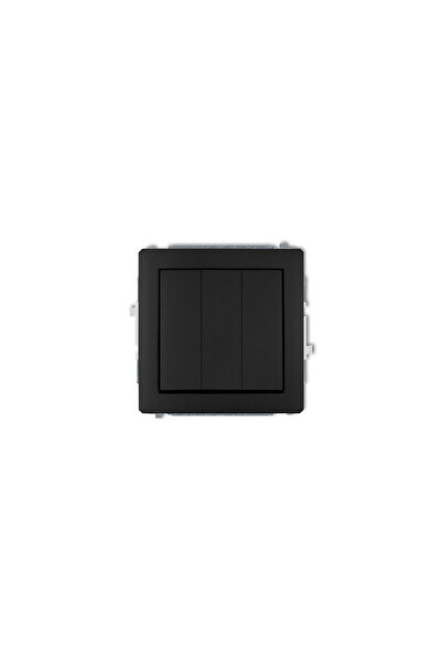 KARLIK Deco Cuplaj triplu negru mat (12DWP-7)