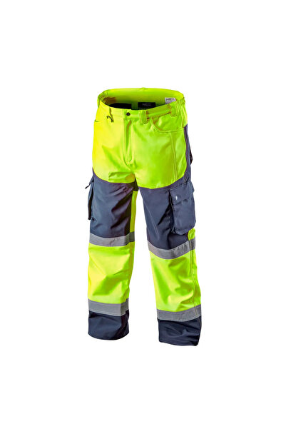 NEO Pantaloni de lucru de avertizare softshell, galbeni, mărimea S