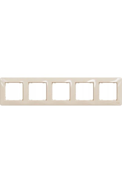 Schneider Electric Cadru 5 ori, bej, Sedna Design SDD312805
