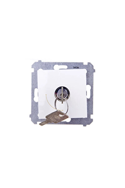 Kontakt-Simon Conector cu două poziții Simon 54 pentru cheie 5A 250V alb (DW1...