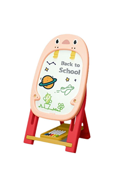 LeanToys Tablă magnetică dublă față, accesorii pentru setul de joc cu pinguin...