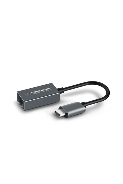 ESPERANZA ADAPTOR GIGABIT ETHERNET 1000 MBPS USB C-RJ45 ENA102