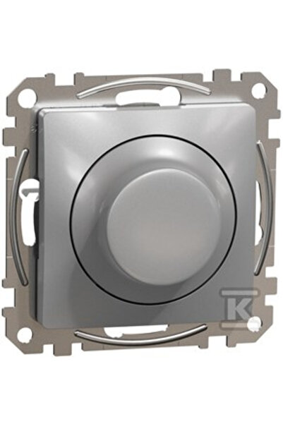 Schneider Electric Dimmer universal pentru LED, aluminiu argintiu, design Sed...