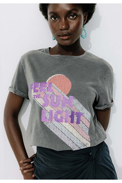 muji atelier feel the sunlight antresit pembe tshirt