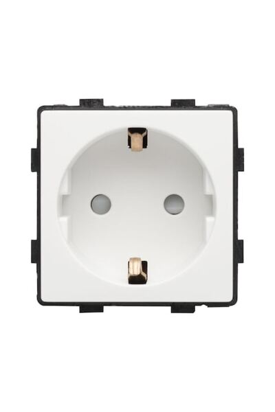 Pulsar Priză Schuko albă 16A, dispozitiv de control tactil NS EL0068226