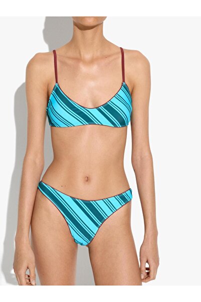 PARFOIS Kadın Çizgili Bikini Üstü