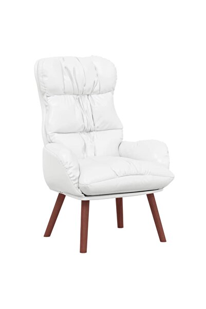 vidaxl fotoliu Alb 69 x 74 x 93 cm Piele artificiala