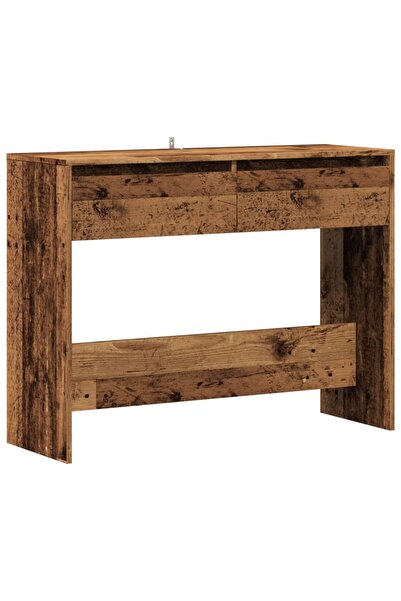 vidaxl Masă consolă, lemn vechi, 100x35x76,5 cm, lemn prelucrat