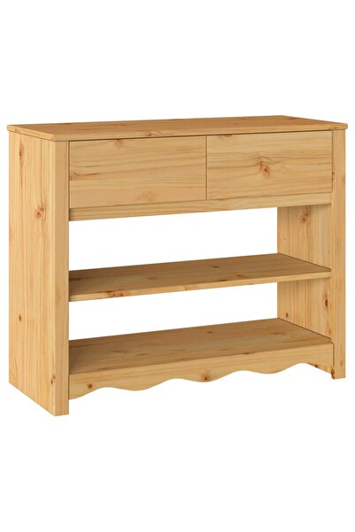 vidaxl Masă de consolă cu sertar Drammen Stejar 89,5 x 37 x 73 cm