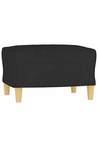 vidaxl Taburet, negru, 60x50x41 cm, material textil