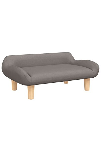 vidaxl Canapea pentru copii, gri taupe, 70 x 40 x 24 cm, țesătură