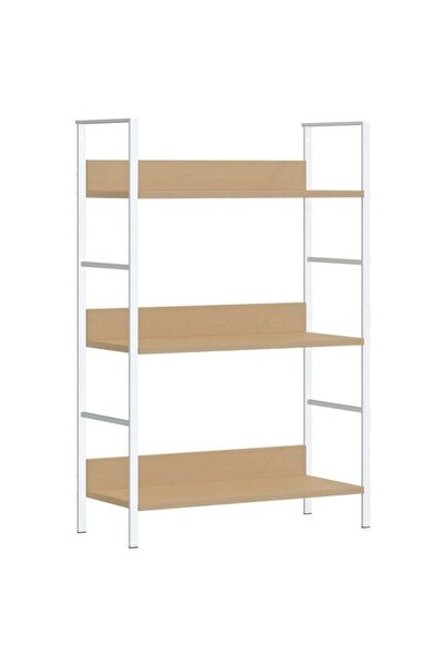 vidaxl Bibliotecă cu 3 rafturi, stejar, 60 x 27.6 x 90.5 cm, lemn prelucrat
