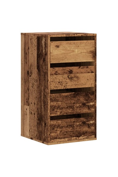 vidaxl Dulap colț cu sertare lemn vechi 40x41x76 cm lemn prelucrat