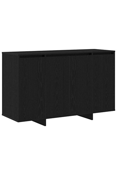 vidaxl Comodă din stejar negru 120 x 41 x 75 cm Lemn compozit