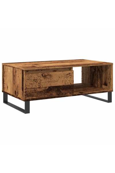 vidaxl Măsuță de cafea, lemn vechi, 90x50x36,5 cm, lemn prelucrat