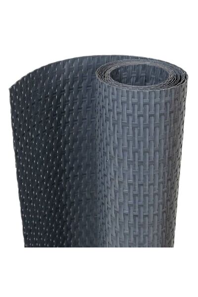 vidaxl Paravan balcon, antracit, 1000 x 80 cm, poliratan