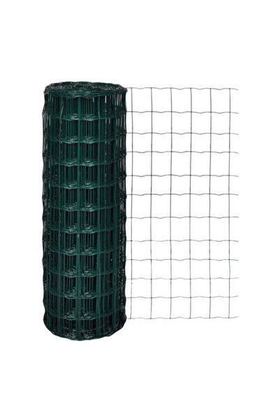 vidaxl Gard Euro, Verde, 25 x 1.7 m, Oțel