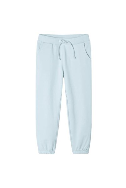 vidaxl Pantaloni de trening pentru copii, albastru deschis, 104