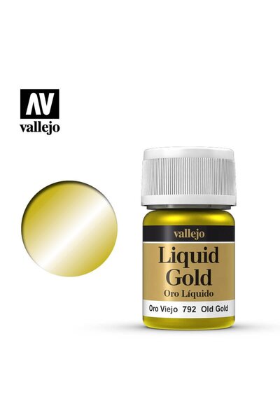 Vallejo 35ml Υγρό Χρυσό - Υγρό Παλαιό Χρυσό #   70792