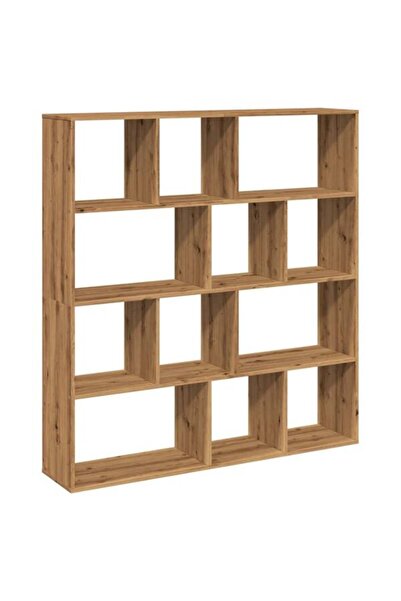 vidaxl Bibliotecă, stejar artizanal, 132 x 29 x 141.5 cm, lemn prelucrat