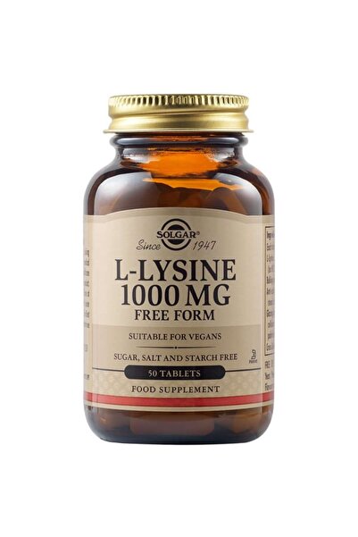 Solgar L-Λυσίνη 1000mg Συμπλήρωμα Διατροφής L-λυσίνης Χρήσιμο για την Πρόληψη...