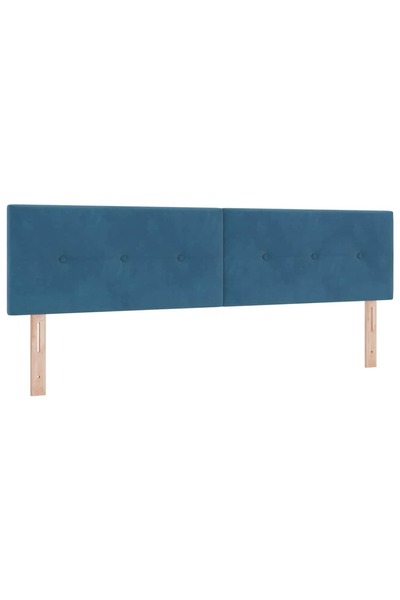 vidaxl Tăblie cap Albastru închis 180 cm Catifea
