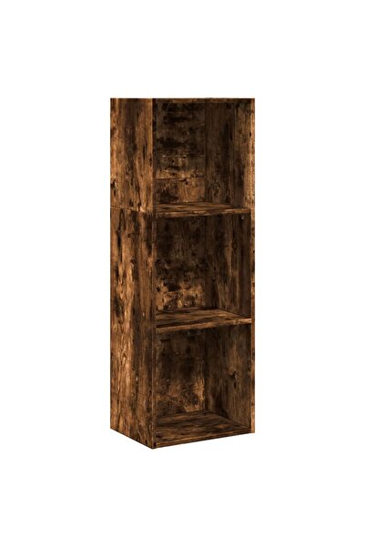 vidaxl Bibliotecă, stejar fumuriu, 40x30x114 cm, lemn prelucrat
