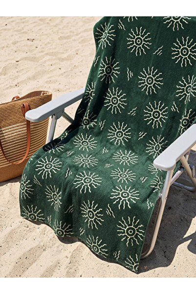 LC Waikiki Nevavm Farkıyla Cotton Men's Beach Towel 70X150 cm