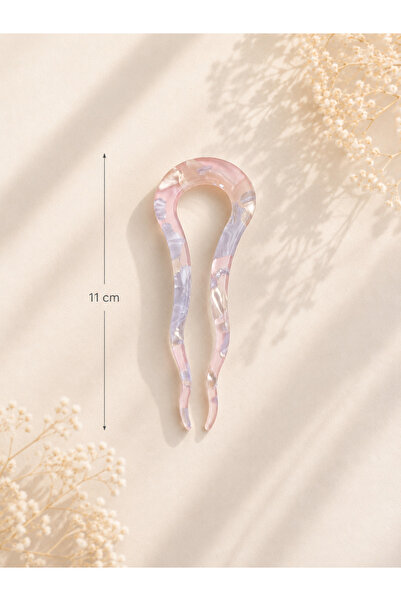 yiora Premium Series Imported Acetate French Bun Hairpin 11 cm