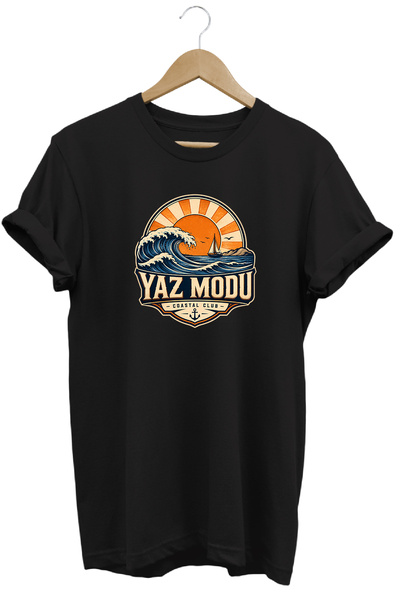 remonz Summer Mode Coastal Club Unisex Sea Wave Printed Summer Themed Regular...