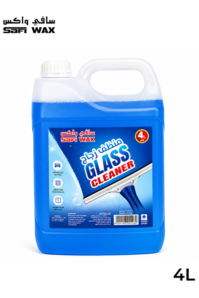 SAFI WAX Glass Cleaner 4L, Streak-Free Shine for Car Windows, Mirrors, Glass ...