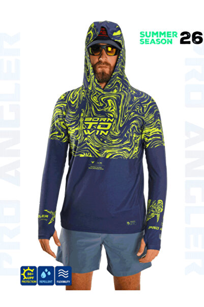Fujin Pro Angler S26 Hooded Izohips Blue Green